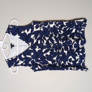 Ann Taylor Floral V-neck Top